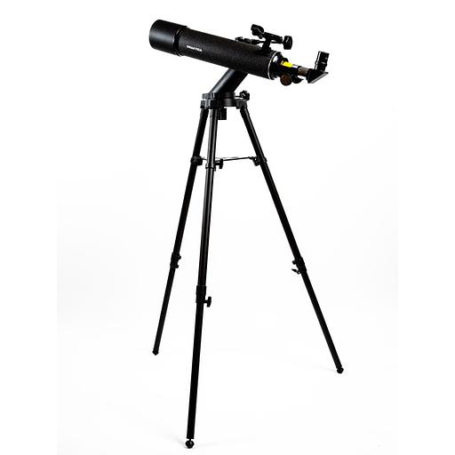 Praktica Телескоп Vega 90/600, искатель red dot, адаптер для смартфона, стальная тренога, черный > фото 4