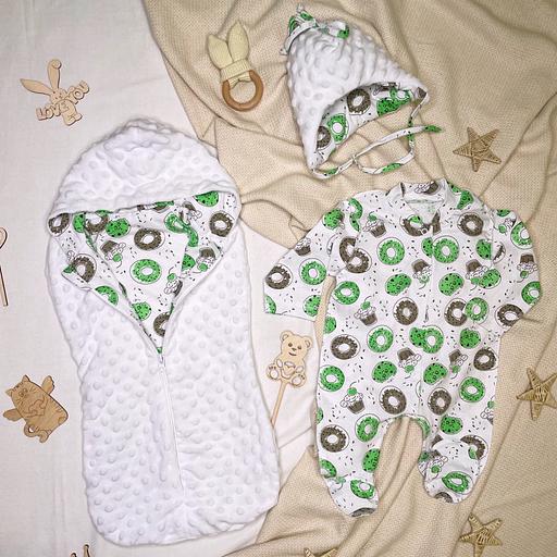 № 428 Комплект на выписку для новорожденного «Пончик» ОПТ фото 2