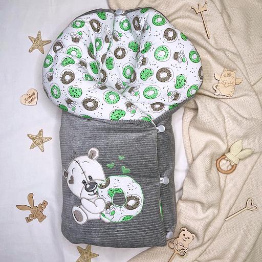 № 428 Комплект на выписку для новорожденного «Пончик» ОПТ фото 3