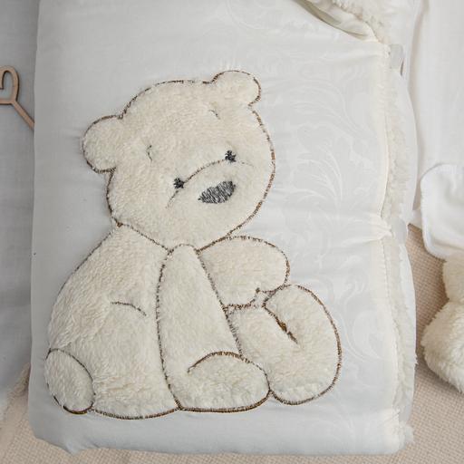 №343 Комплект на выписку «Baby Bear» молочный ОПТ фото 4