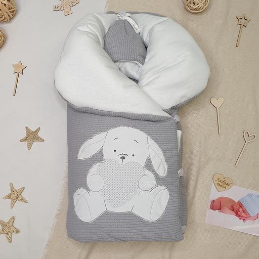 № 430 Комплект на выписку «Лапуля», молочный ОПТ фото 2