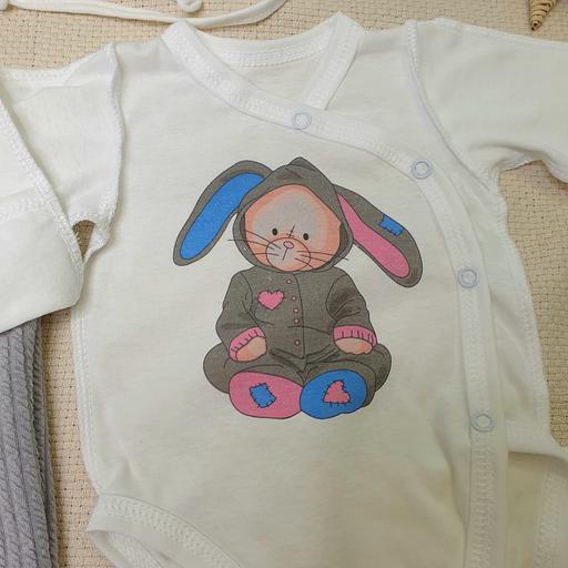 № 430 Комплект на выписку «Лапуля», молочный ОПТ фото 4