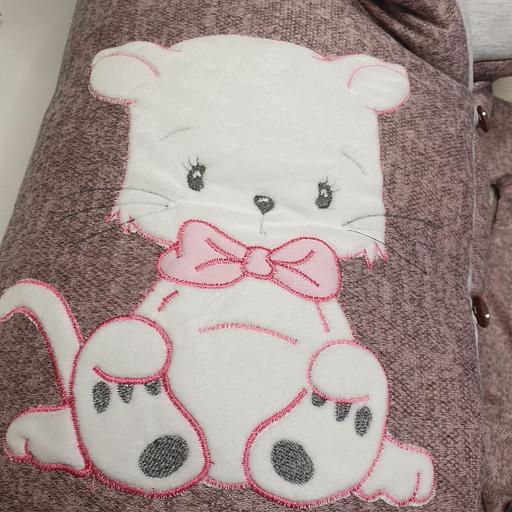 № 435 Комплект на выписку с вышивкой «Мой Котенок», розовый ОПТ фото 2