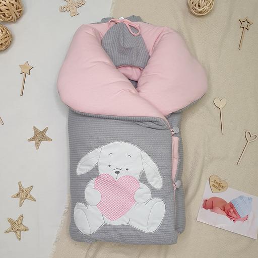 № 430 Комплект на выписку «Лапуля», розовый ОПТ фото 2