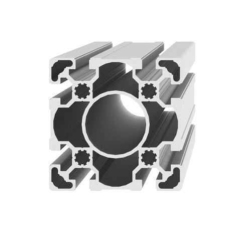 Алюминиевый конструкционный профиль 100x100 анодированный фото 1