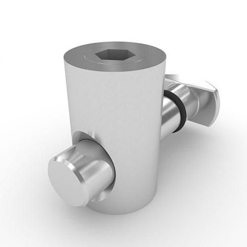 Быстрозажимной соединитель 90 градусов паз 10 фото 1