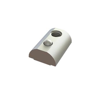 Сухарь пазовый с фиксатором (шарик) М10 паз 10 фото 1