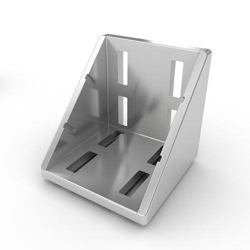 Угол соединительный 100x100 с фиксатором паз 8/10 фото 1