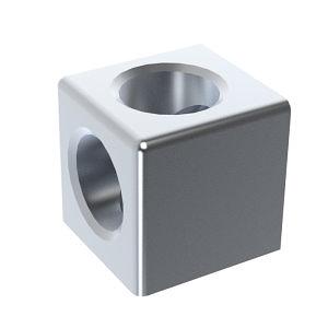 Кубический соединитель 2 стороны 30х30 фото 1