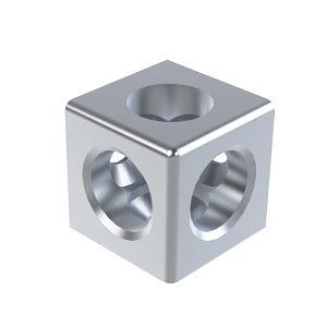 Кубический соединитель 3 стороны 30х30 фото 1