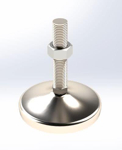 Регулируемая опора D120, М20х100 фото 1