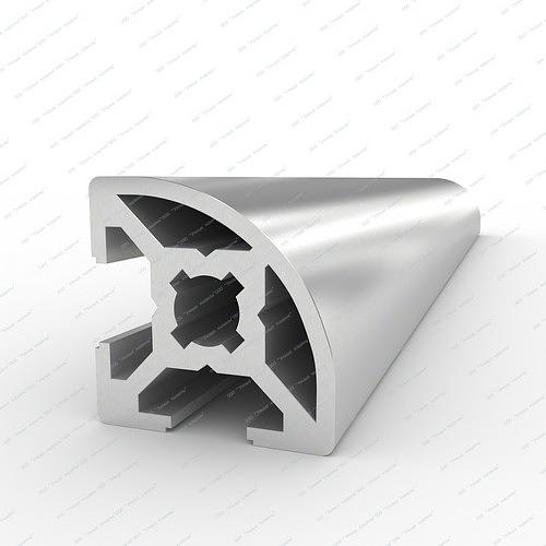 Алюминиевый конструкционный профиль 20х20 R анодированный фото 1