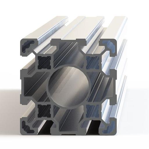 Алюминиевый конструкционный профиль 80х80 без покрытия фото 1