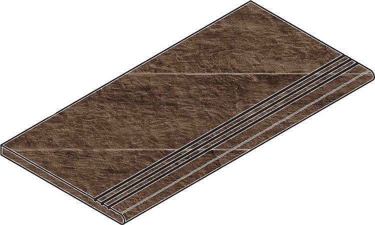 Ступень Italon НЛ-Вуд X2 Ступень Закруглённая Грип Левая Пэппер фото 1