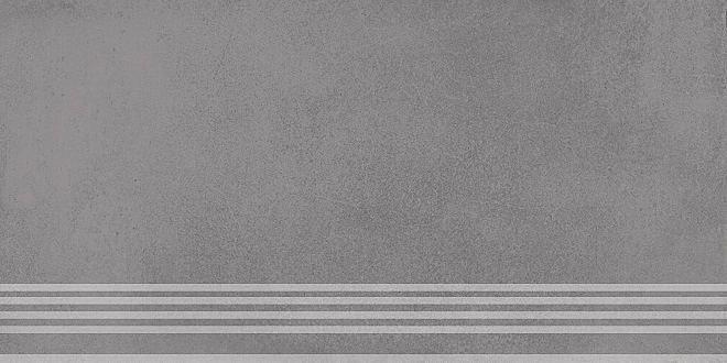Ступень Kerama Marazzi Мирабо серый обрезной фото 1