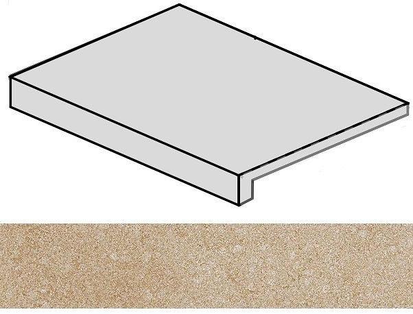 Ступень Italon Materia Helio угловая левая 33x45 фото 1