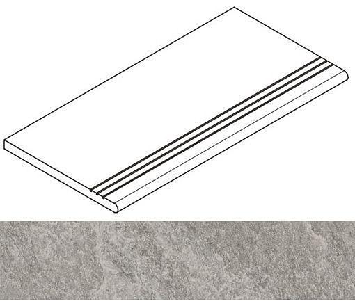 Ступень Italon Climb X2 Закруглённая Грип Rock Левая 30x60 фото 1