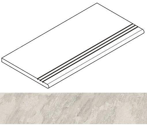 Ступень Italon Climb X2 Закруглённая Грип Ice 30x60 фото 1