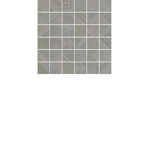 Напольный декор Kerama Marazzi Про Нордик мозаичный светло-серый фото 1