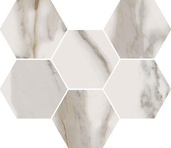 Мозаика Italon Charme Evo Calacatta Mosaico Hexagon фото 1