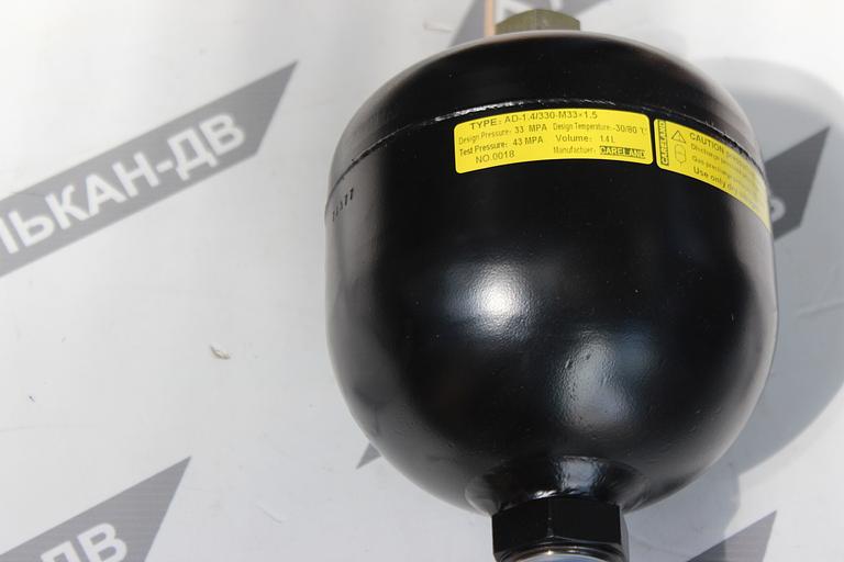 Гидроаккумулятор AD 1,4 л 33 МПа M33х1,5 G1/2C фото 1