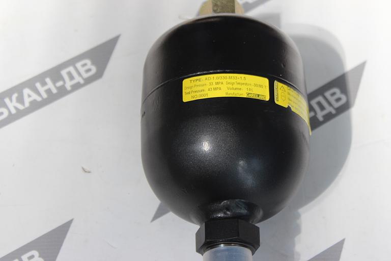 Гидроаккумулятор AD 1 л 33 МПа M33х1,5 G1/2C фото 1