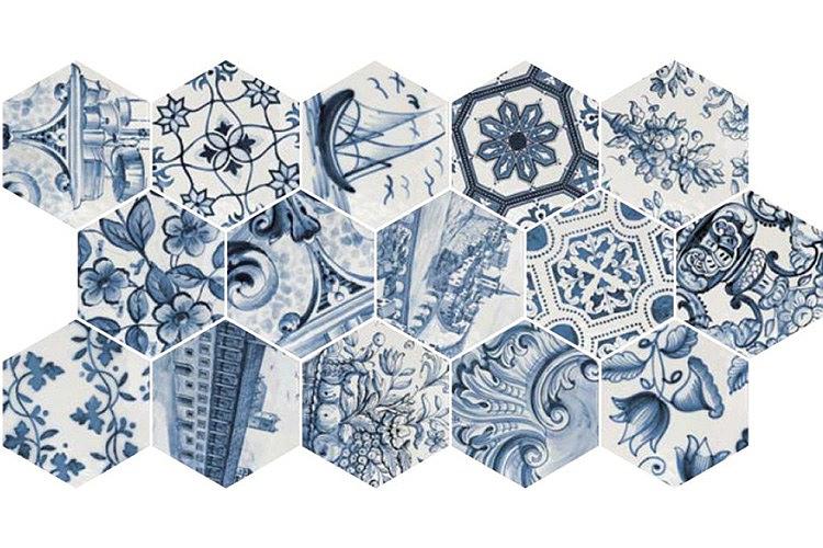 Керамогранит Equipe Hexatile Patchwork Lisboa 17,6X20,1 фото 1