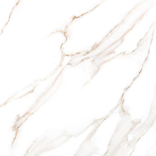 Керамогранит Alma Ceramica Fluid Art 600x600 белый Лаппатированный фото 1