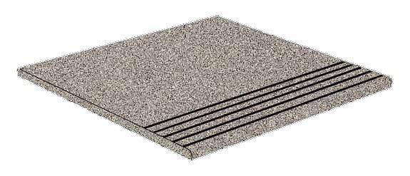 Керамогранит ColiseumGres Coliseum Project Carbonio step/ступени карбон фото 1