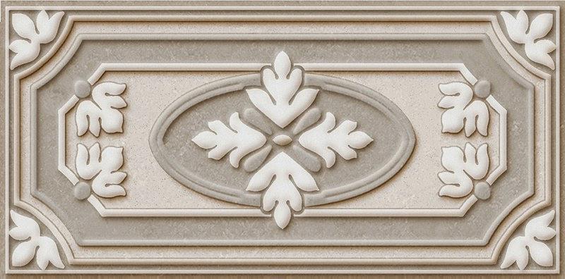 Декор Kerama Marazzi Пьяцца серый 1 матовый 9,9x20 фото 1