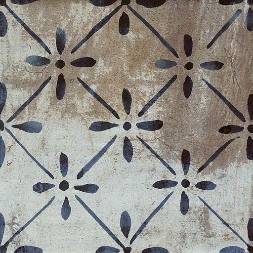 Декор Kerama Marazzi Довиль 4 бежевый глянцевый 9,8x9,8 фото 1