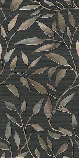 Декор Kerama Marazzi Гинардо черный обрезной фото 1