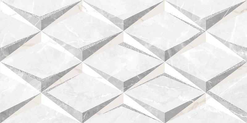 Декор AltaCera Sens 25x50 серый глянцевая фото 1