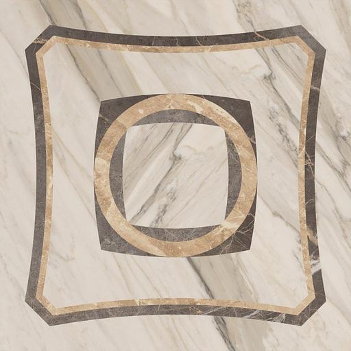 Декор ColiseumGres Portofino Белый Inserto intarsio лаппатированный фото 1