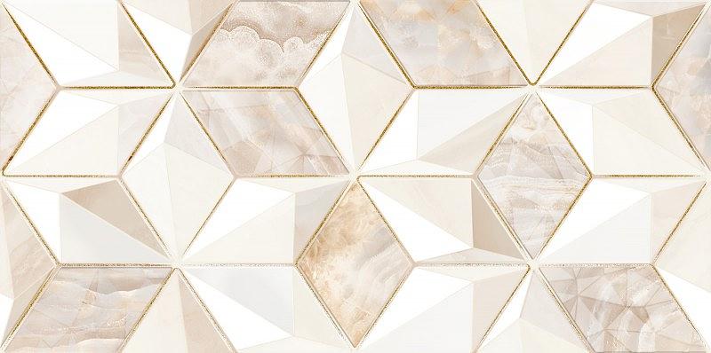 Декор Alma Ceramica Nevada 249x500 бежевый Глянцевый фото 1