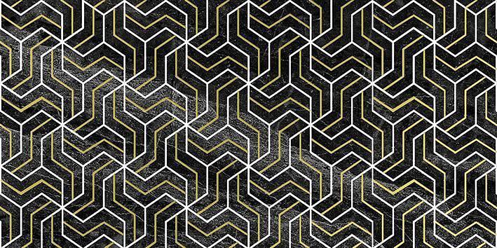 Декор Laparet Crystal Fractal черный фото 1