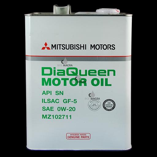 Масло моторное Mitsubishi DiaQueen SN/GF-5 0W20 фото 1