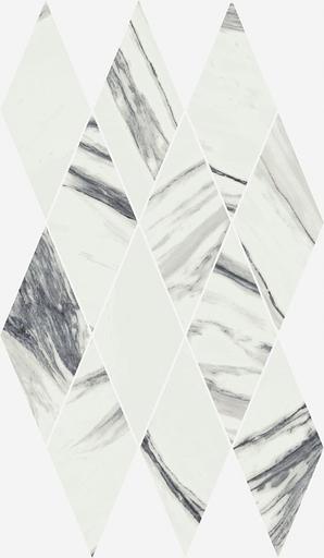 Декор Italon Charme Deluxe Statuario Fantastico Mosaico Diamond Lux фото 1