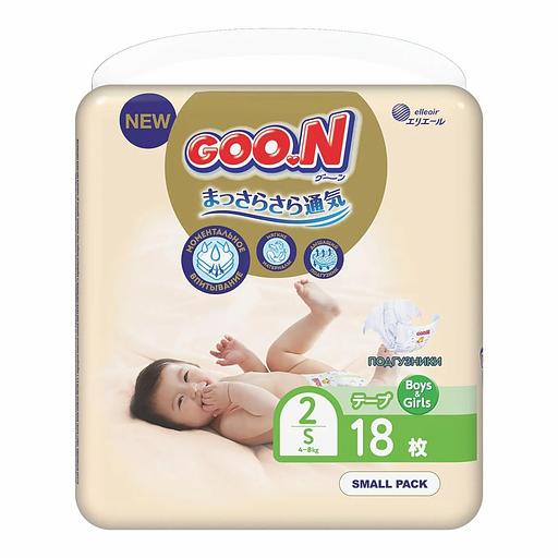 Подгузник GOO.N «Premium soft» размер 2, 18 шт ОПТ фото 1