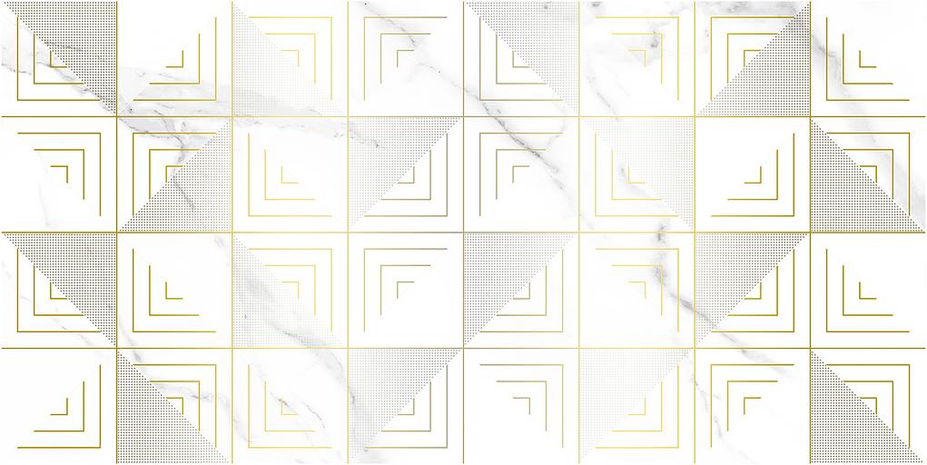 Декор Laparet белый Blondi 25х50 фото 1