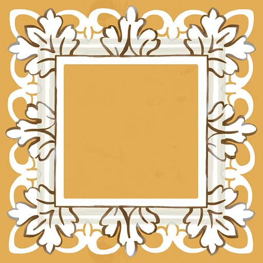 Декор Kerama Marazzi Алмаш желтый глянцевый 98x98 фото 1