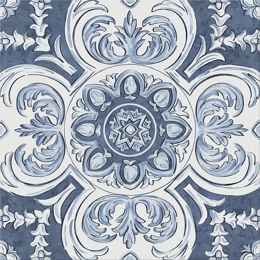 Декор Kerama Marazzi Алмаш центр синий 300x300 фото 1