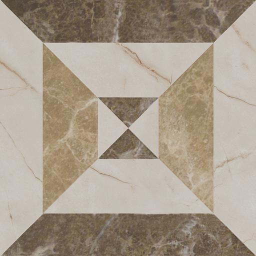 Декор Kerama Marazzi Бикуш грань глянцевый 98x98 фото 1