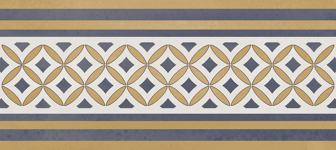 Бордюр Kerama Marazzi Монтальбано 1 матовый 67x150 фото 1