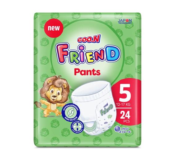 Подгузники-трусики GOO.N «Friend» размер 5, 24 шт ОПТ фото 1