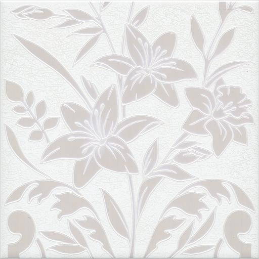 Декор Kerama Marazzi Барберино белый глянцевый 3 200x200 фото 1