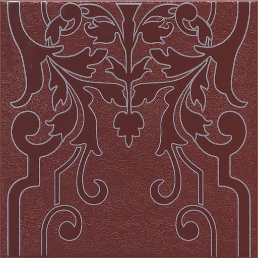 Декор Kerama Marazzi Барберино бордо глянцевый 2 200x200 фото 1