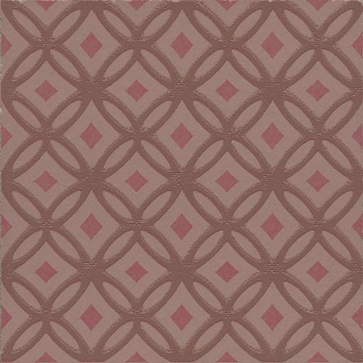 Декор Kerama Marazzi Агуста 1 розовый матовый 98x98 фото 1