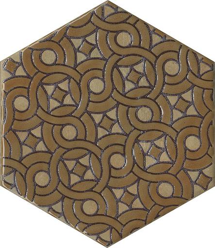 Декор Kerama Marazzi Гроссето желтый 200x231 фото 1