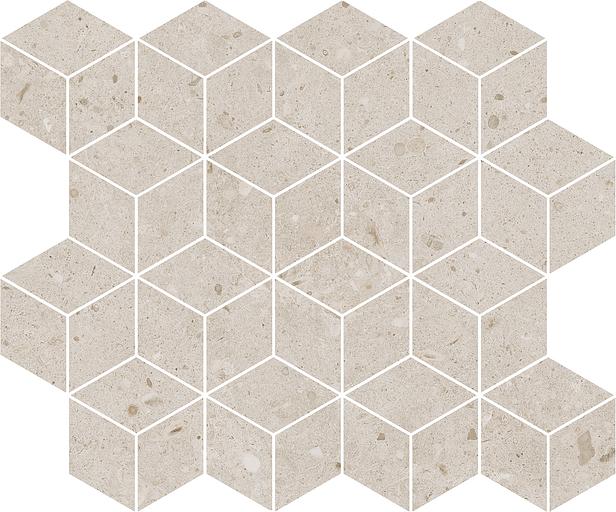 Декор Kerama Marazzi Риккарди мозаичный бежевый матовый 375x450 фото 1